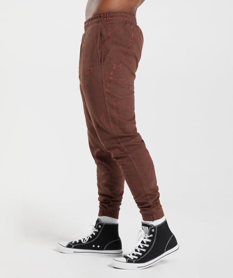 Men's Gymshark Power Jogger Brown | CA 50DNA6